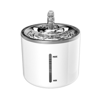 New Stainless Steel Automatic Cat Drinker 2L Flow Drinker For Pets Drinking Fountain Dispenser With Sensor,AC 220V EU Plug.