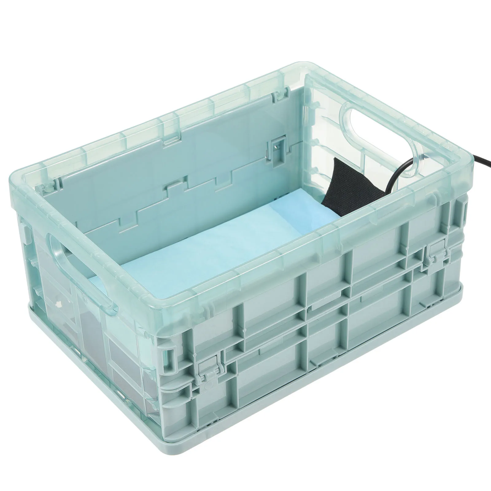 

1 set Parrot Incubator Foldable Plastic Brooder Box For Birds Reusable Chick Heating System Safe Usb Powered Lightweight