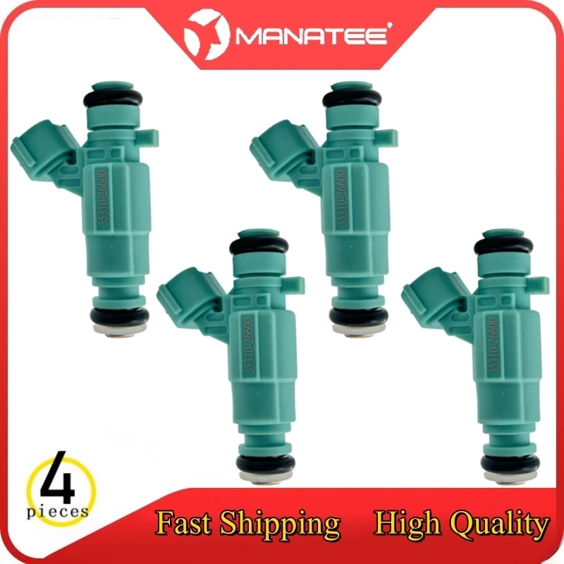 

4​pcs Car Fuel Injectors For ACCENT 2017-2022 CRETA 2016-2022 ELANTRA 2011-2023 SOLARIS 2010-2016 i30 2012-2017 2018 3531026600