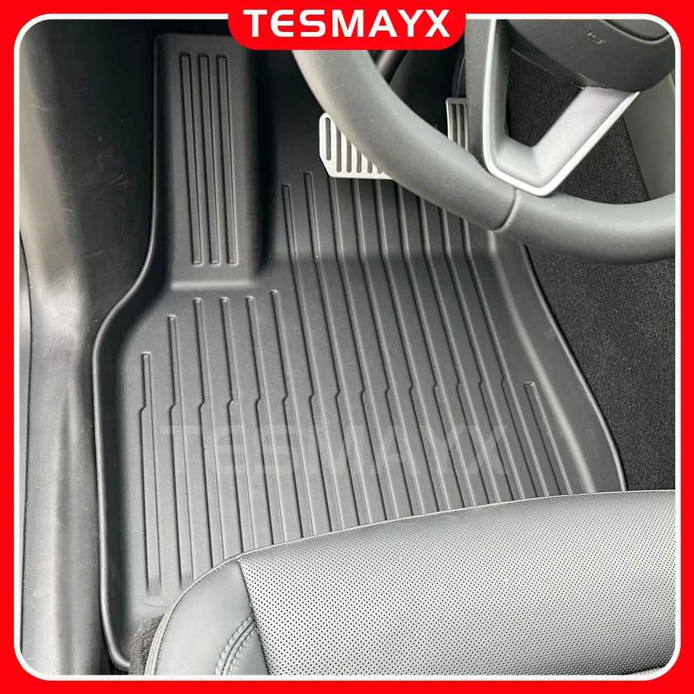 For 2025 2026 Tesla Model Y Juniper Floor Mats and Cargo Liners All-Weather Trunk Mats Seat Back Protector Interior Accessories