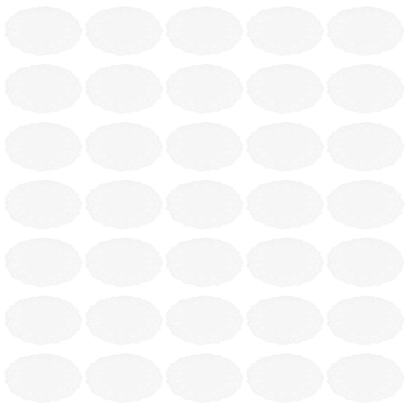 

600Pcs Cake Decoration Paper Doilies Round Lace Paper Placemats Non Slip Buffet Table Dessert Tray Doilies Wedding Party Food