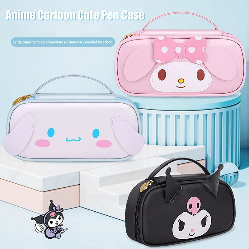 

Sanrio Kuromi Cinnamoroll, мелодия, ручка-карандаш с большой емкостью, фоторучка для девочек, студенческие принадлежности, канцелярские подарки