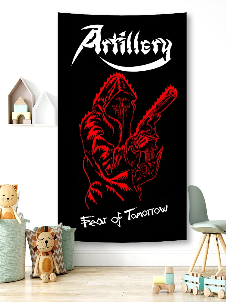 90 x150cm 3 x5ft Thrash Metal artifierys Band Flag Thrash Metal Band poliestere stampa Rock Banner per Decor arazzo