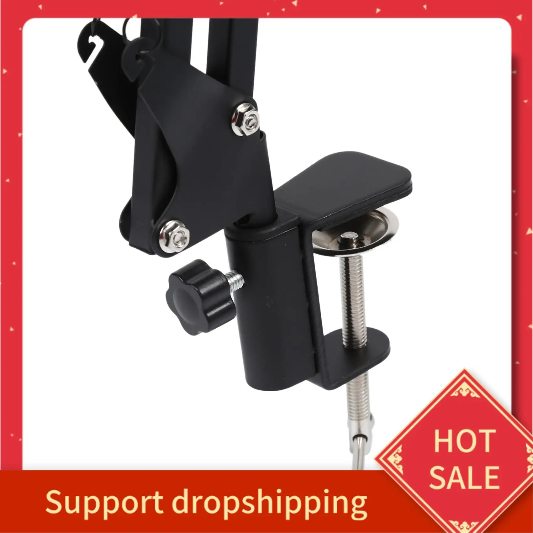 

B44C 2X Adjustable Desktop Clamp Suspension Boom Scissor Arm Mount Stand Holder For Logitech Webcam C922 C930E C930 C920 C615