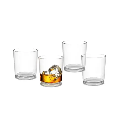 Emerson Clear Glass DOF 12ounces 4 Pack