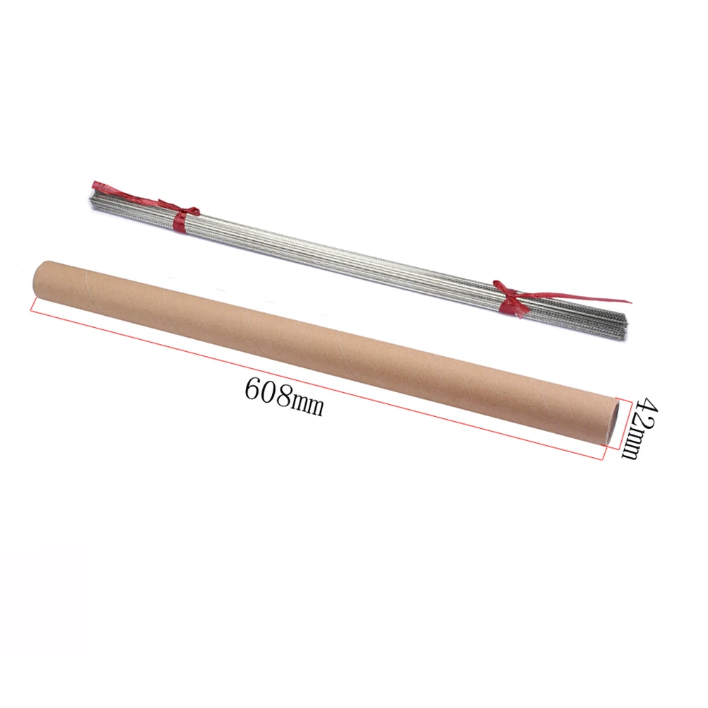 20 قطعة سلك كوبرونيكل فريت 2.4 مللي متر عرض 60 سنتيمتر طول للجيتار الصوتي الكهربائي St إصلاح أجزاء أدوات سبيكة