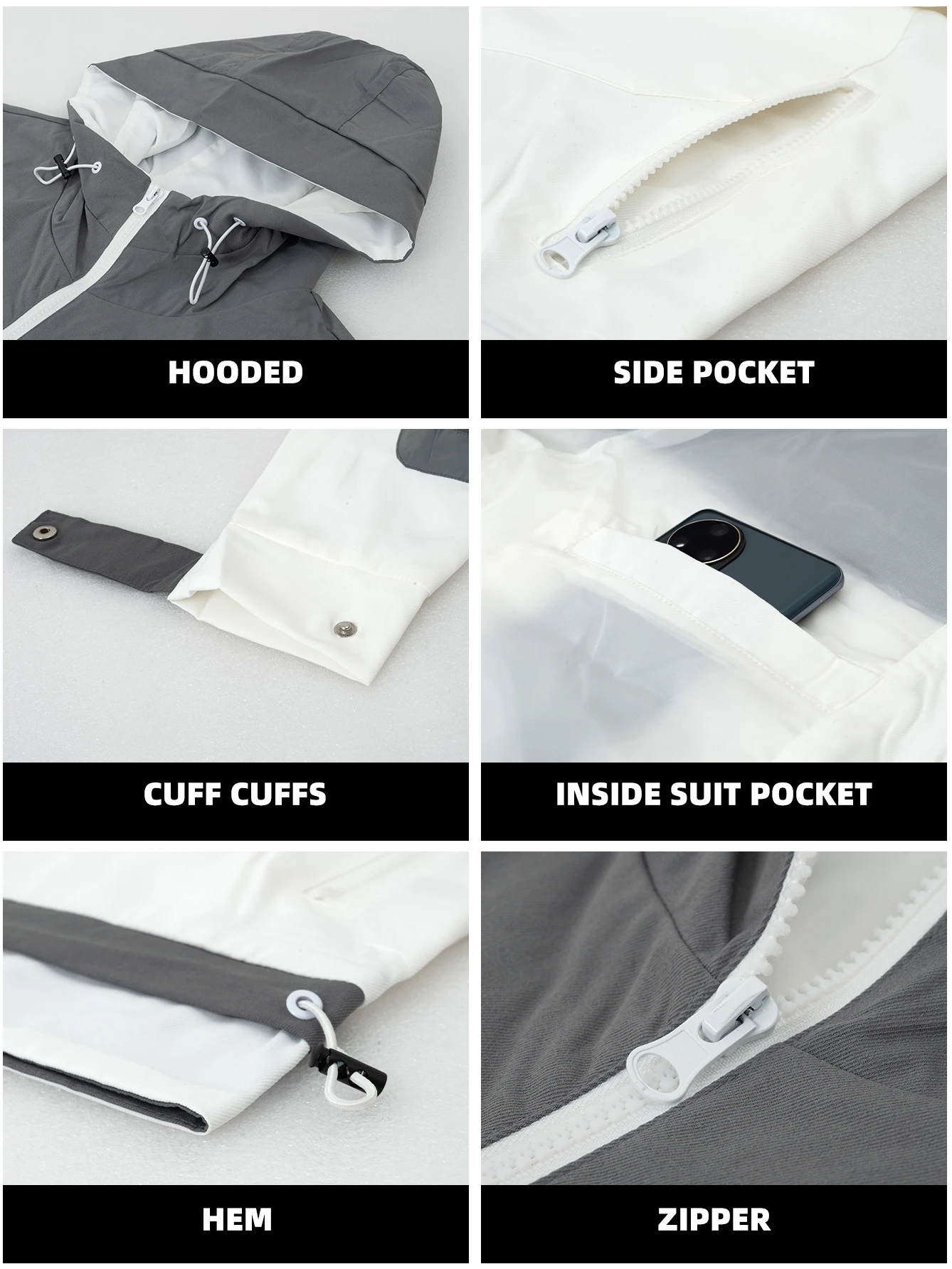 Men's Winter Jacket Windproof Waterproof Warm Fashion Casual Sporty Outdoor Skiing Coat, Thickened Color Block Design.