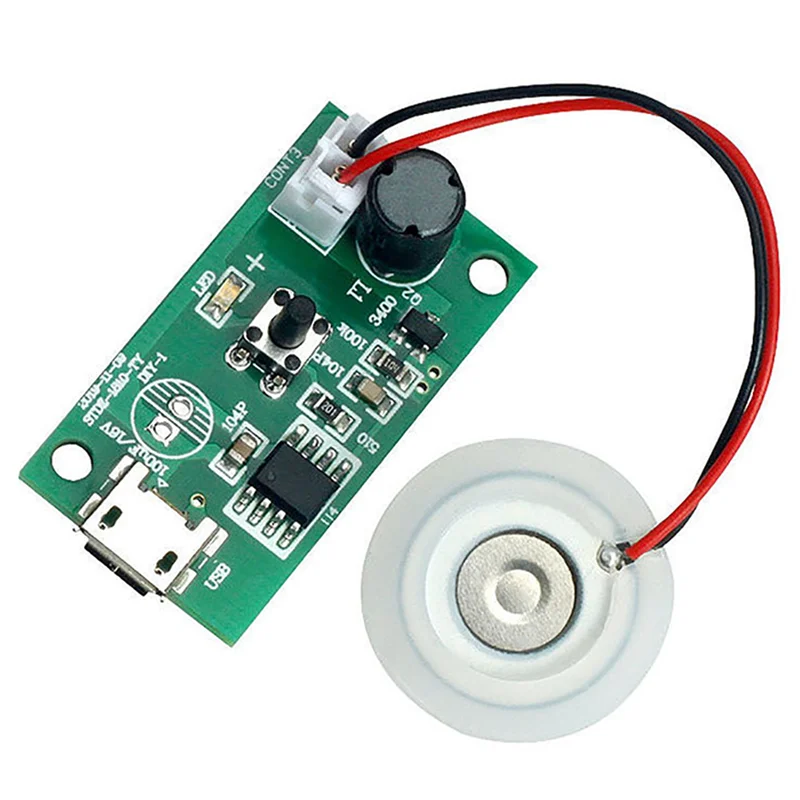 ABUD-20Pcs 20MM generador de niebla ultrasónica atomizador transductor atomizador placa de película accesorios humidificador junta de goma