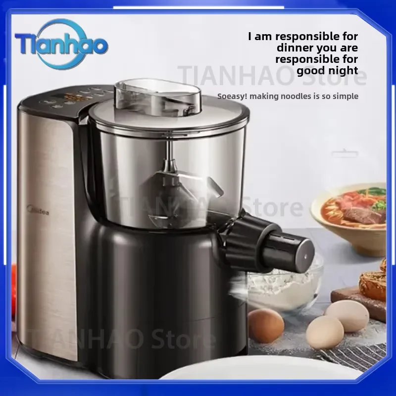 for 220V Electric Noodle Maker Automatic Dumpling Wrapper Machine Intelligent Multifunctional Pasta Press Dough Roller