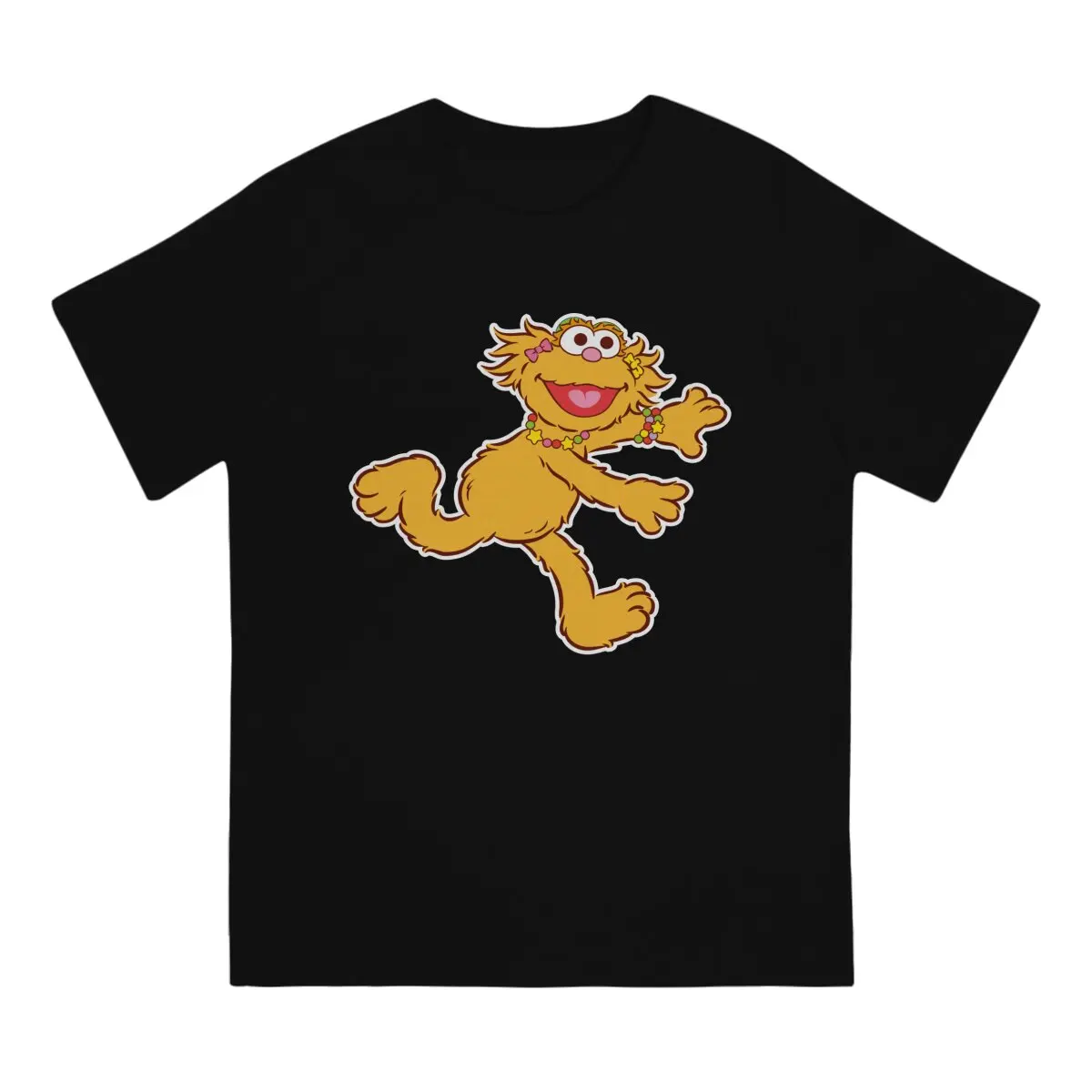 Men Sesame Streets T-Shirt Cool Style Zoe Hipster Ofertas O Neck Graphic Tshirt