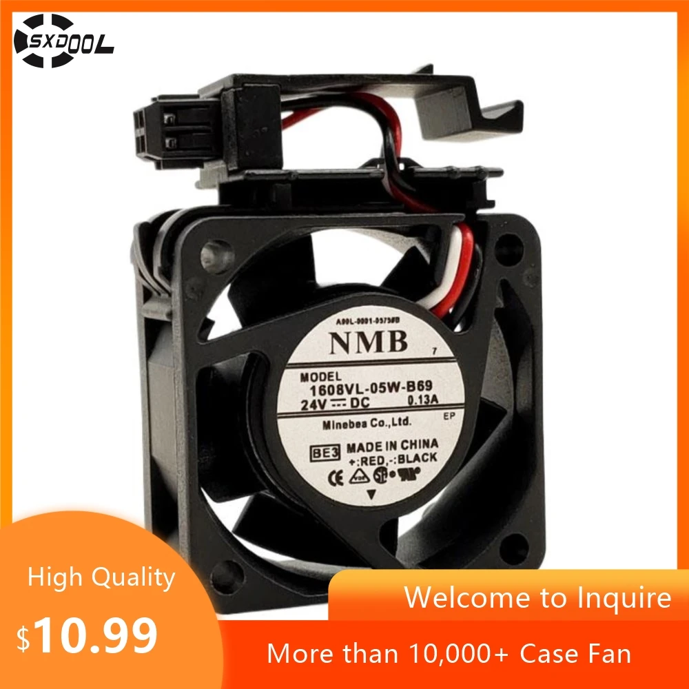 

Для Nmb 1608VL-05W-B69 24 В постоянного тока 0,13a 4020 Fanuc охлаждающий вентилятор 4 см