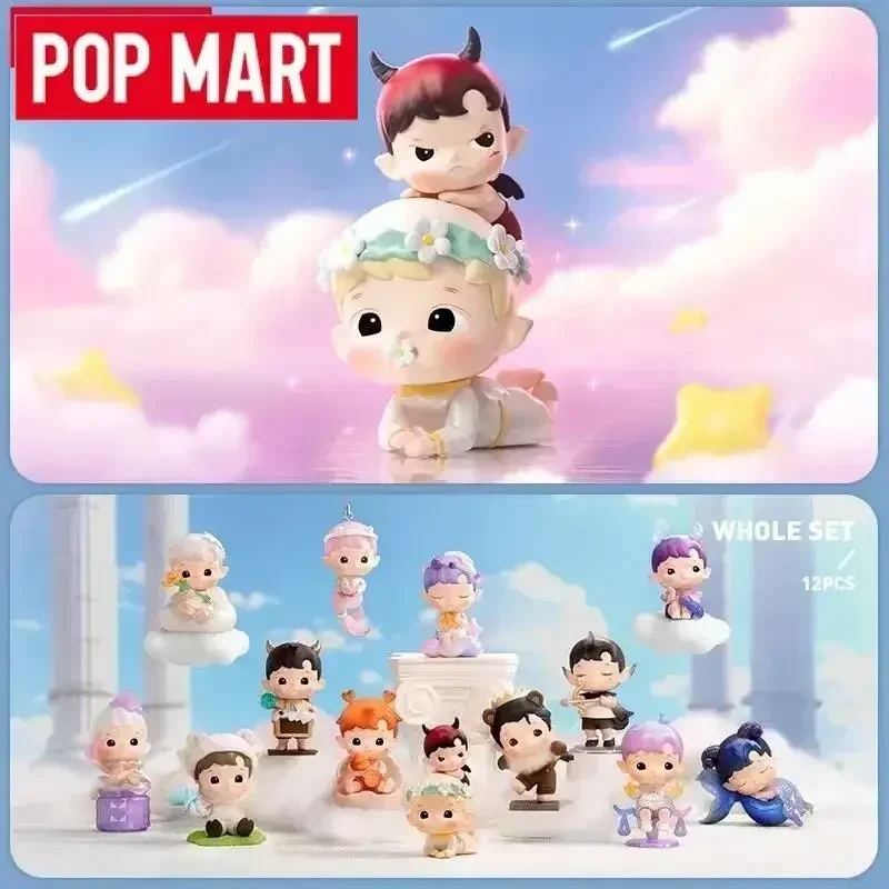 

POP MART Hacipupu Constellation Series Blind Box - Cute Anime Figure Ornaments Collection Mystery Doll Guess Bag Toys