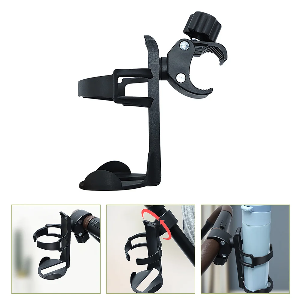 

Stroller Cup Holder Water Bottle Holder 360-Degree Rotation For Stroller Bike Wagon Wheelchair Scooter Organizer