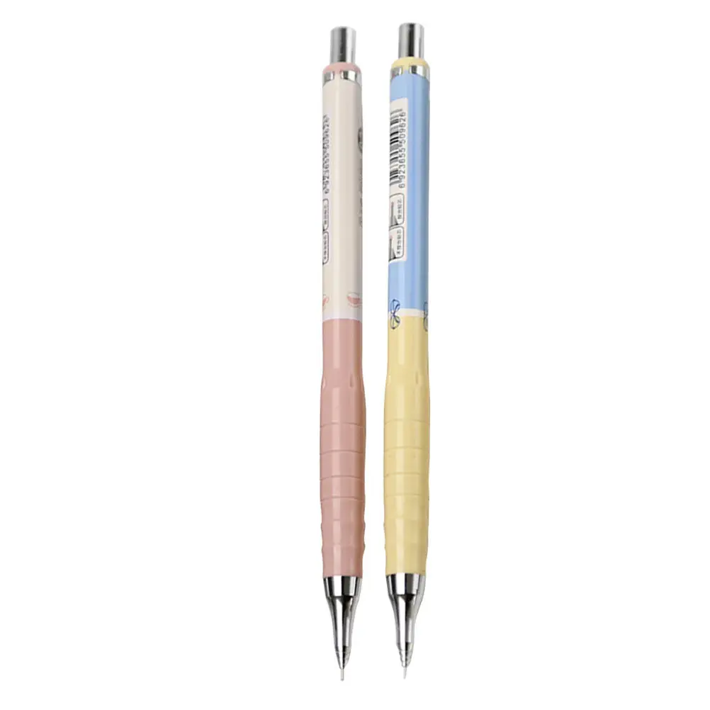 

2Sets 0.3mm Mechanical Pencil Automatic Lead Pencil Set Smooth Writing Retractable Point Materials for Draft