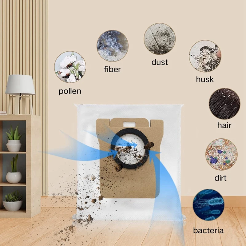 Accesorios de Robot aspirador, piezas de repuesto, bolsas de polvo para Xiaomi Dreame L10S Ultra, 9 piezas