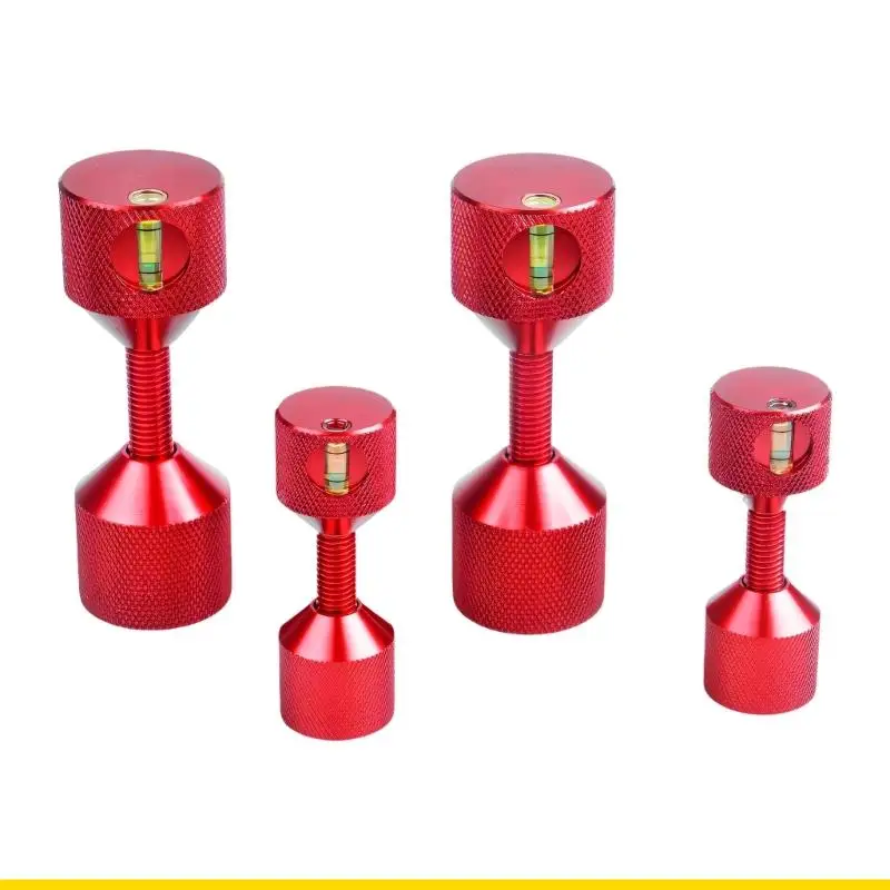 SZCH Adjustable Aluminum Stop Block Set with Bubble Levels for Milling Work