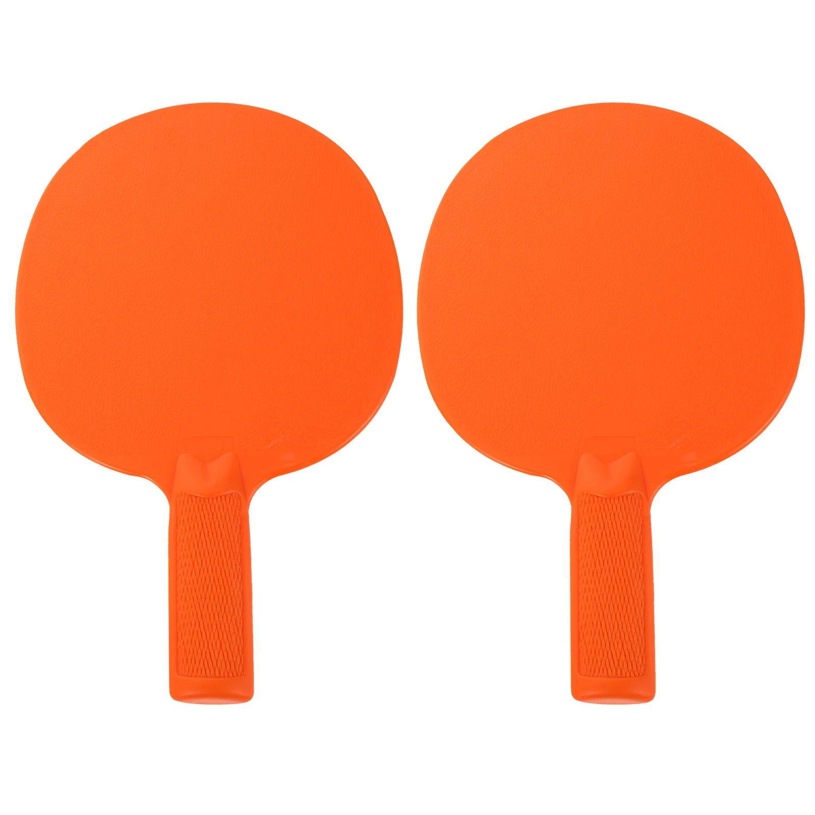 2pcs Children'S Table Tennis Paddle Lightweight Plastic Racket For Beginners Indoor Outdoor Practice Unbreakable Weatherproof