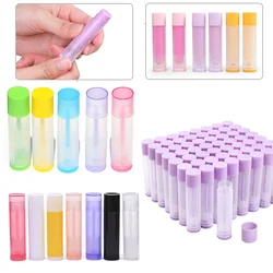 10Pcs 5ml Empty Refillable Plastic Lipstick Tubes DIY Cosmetic Lip Gloss Balm Container Lip Balm Tube Lip Gloss Balm Tube Holder