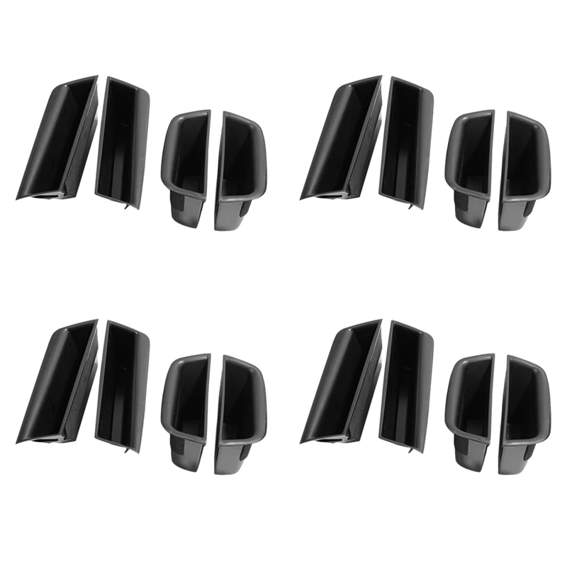 

16 шт., подлокотник для передней и задней двери автомобиля, ящик для хранения для Mercedes Benz C Class W204 2008-2014, внутренняя модификация, декоративная