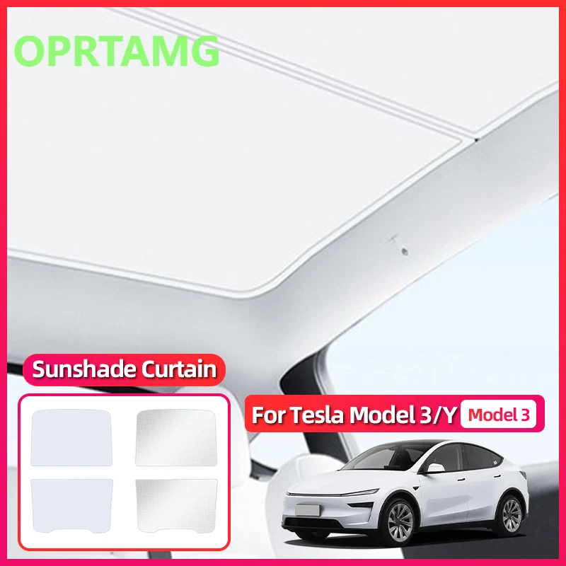 

Бестселлер 2025 для Tesla Model Y Model 3, обновленная версия солнцезащитного козырька на крыше, солнцезащитный блок, аксессуары, модификация, эмблемы