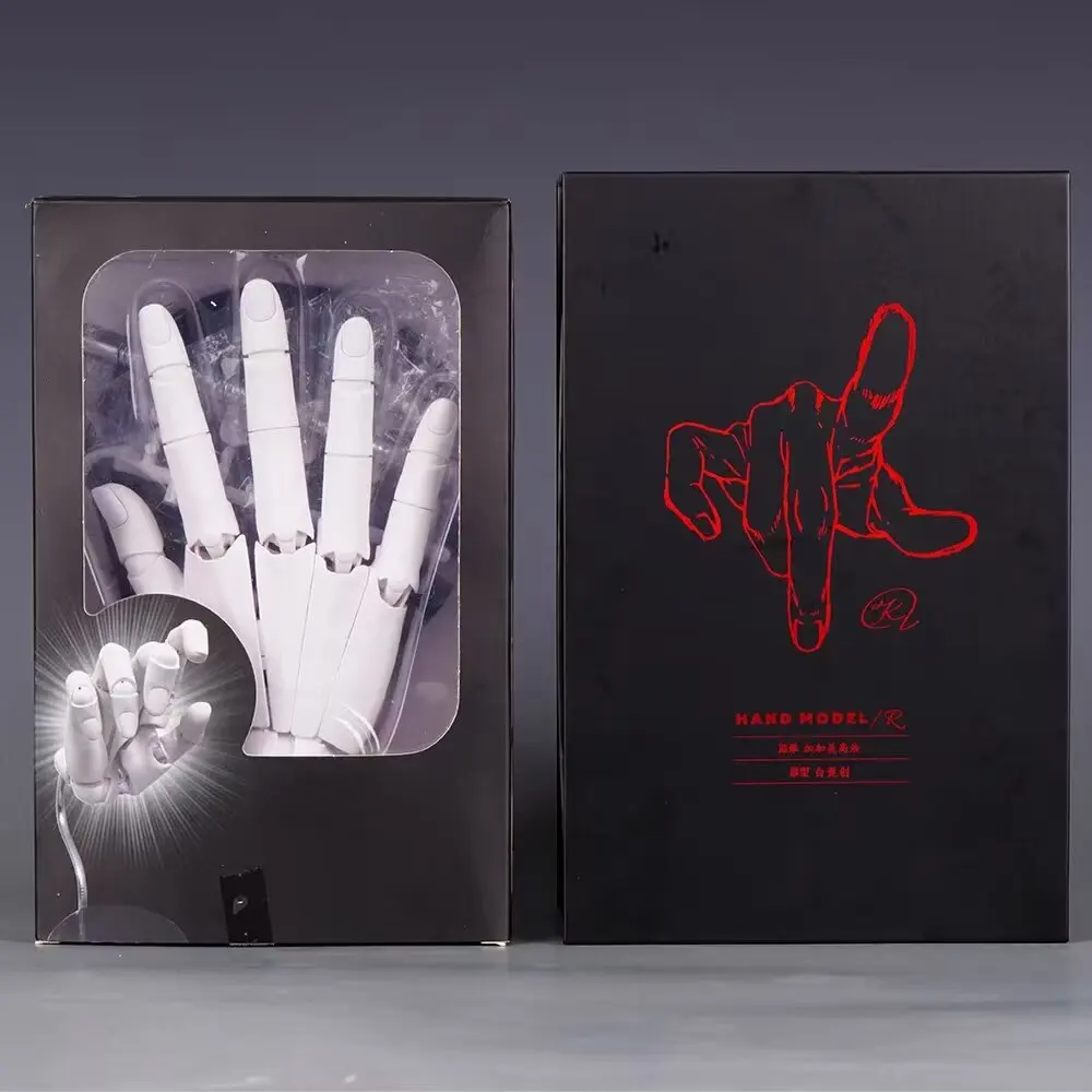 1:1 신형 가샤폰 캡슐 토이 관절 가동 손바닥 모델 예술적 프리미티브 기계 팔 피규어 데스크탑 장식 어린이 선물