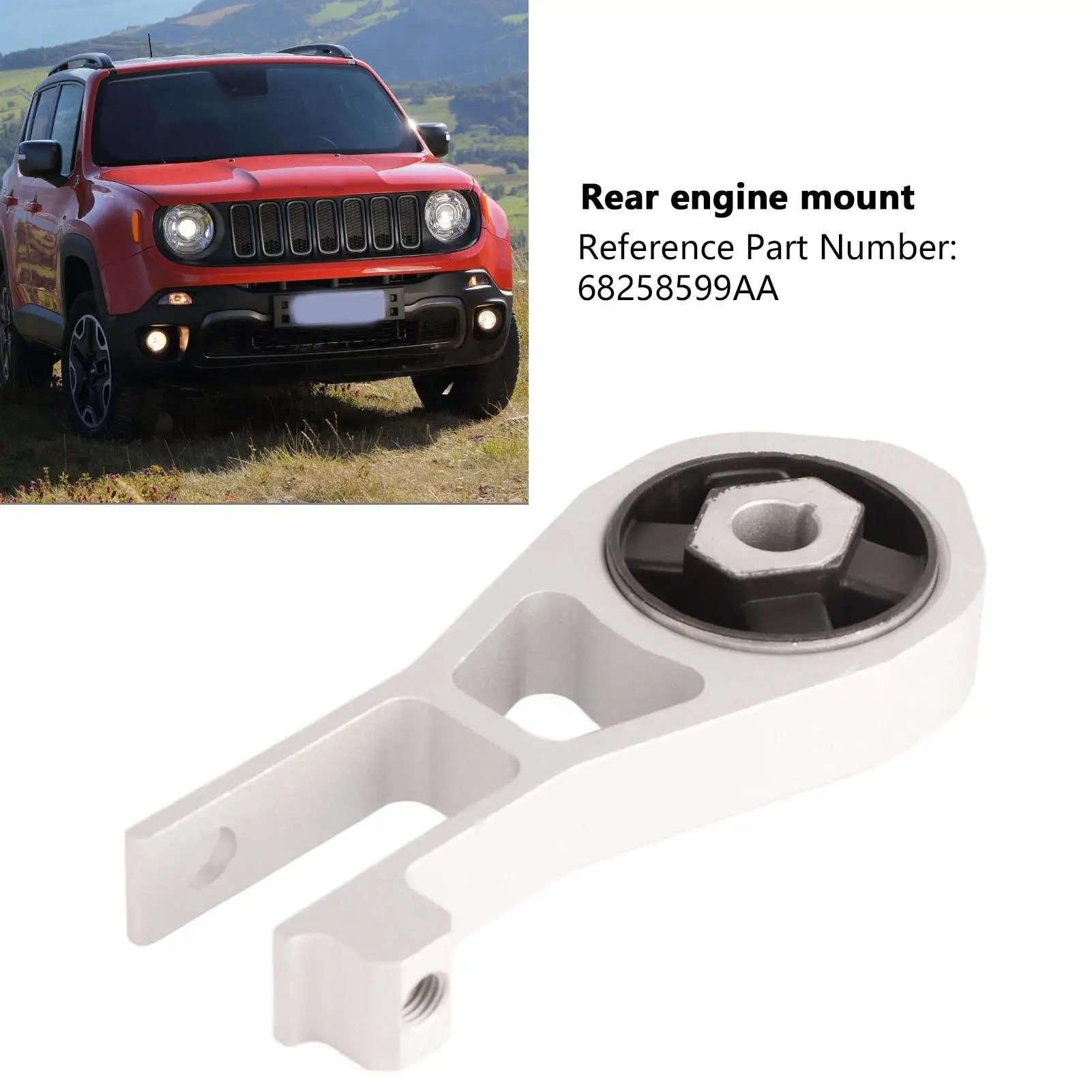 Car Rear Engine Mount Rear Engine Mount Vibration Absorbing Aging Resistant Replacement For Jeep renegade 2015-2018