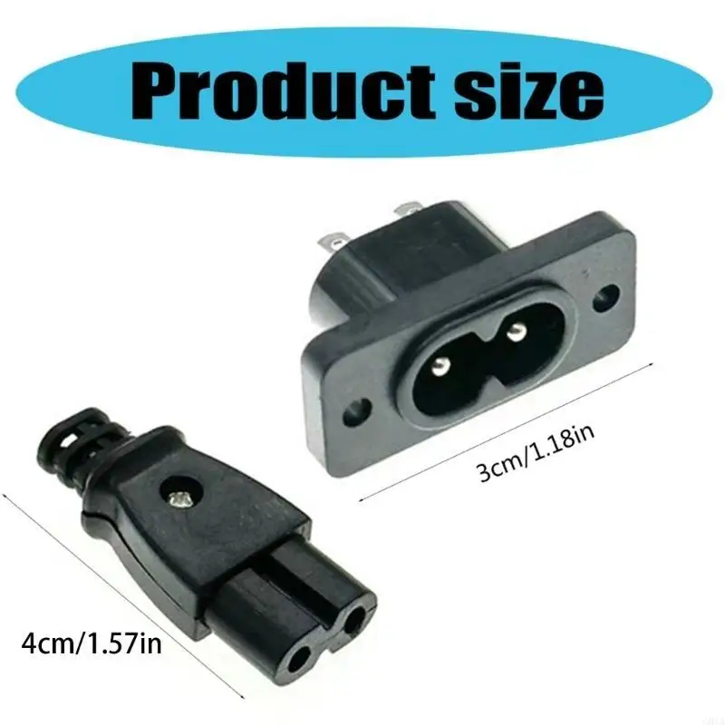 G8TA Wersatility 8 Plug Plug C8 Adadapter Panel Mount Adapter для эффективного переключения питания в любом настройке