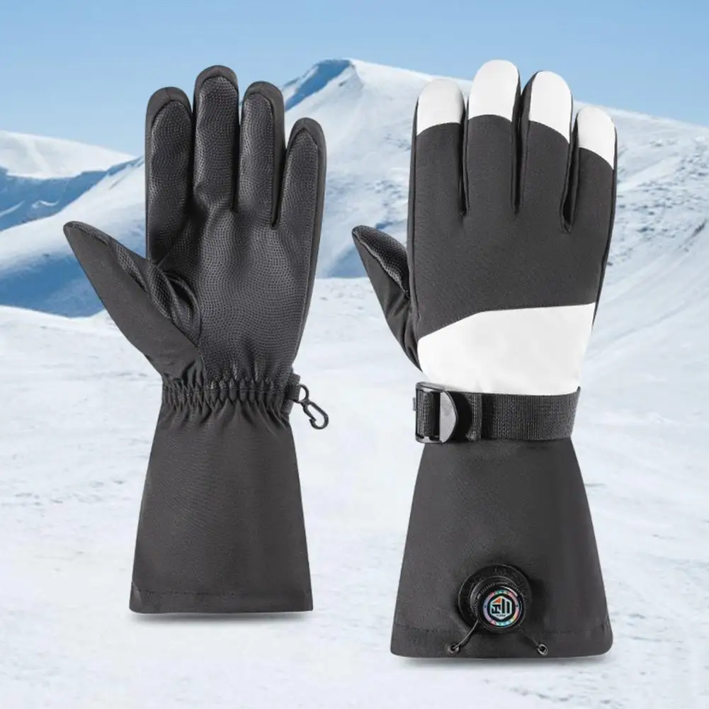 Schneefeste Skihandschuhe, winddichte Skihandschuhe für Männer und Frauen, Jugendliche, wasserdichte Touchscreen-Winter-Schneehandschuhe für Outdoor