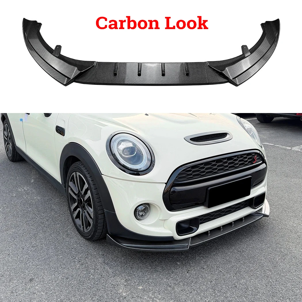 ミニクーパーS JCW F55 F56 F57 2014-2021用フロントリップスポイラー