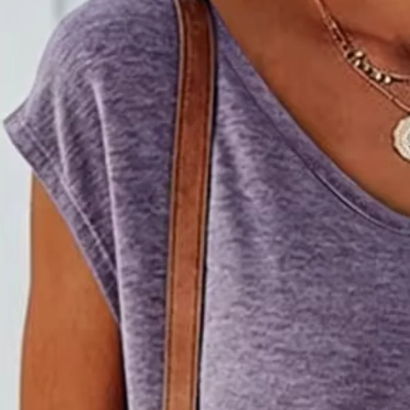 

Women Easy Match Casual Tops V Neck Short Sleeve Loose Fit Breathable Summer Shirt Soft Basic Layering Tee Shirt