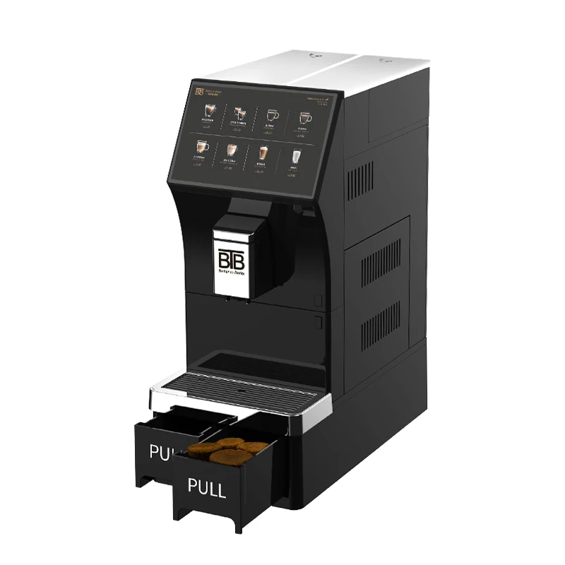 

10.1 Inch Touch Screen Commercial Automatic Coffee Machine From Bean to Cup with Grinding System