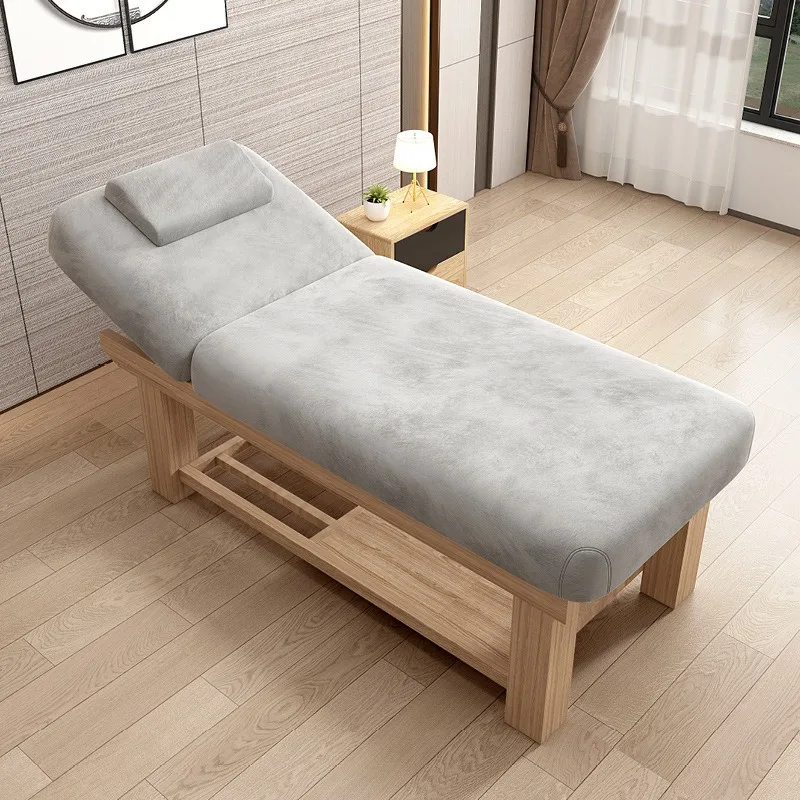 Solid wood beauty bed, special massage treatment bed for beauty salon, traditional Chinese medicine massage, moxibustion spa tat