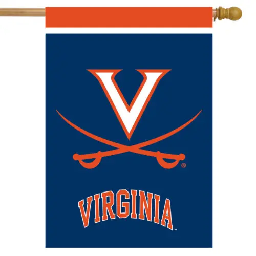 Virginia Cavaliers House Flag Licensed ; Briarwood Lane