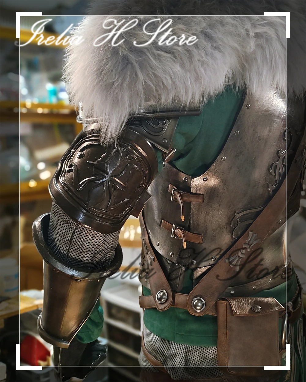 Irelia H Dark Souls Faraam Knight Cosplay Costume Full set with armors high quality Custom size made