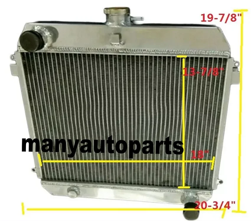 3 ROW For 1975-1988 Opel Ascona Manta B / Vauxhall Cavalier 1.8/1.9/2.0 Radiator 1976 1977 1978 1979 1980 1981