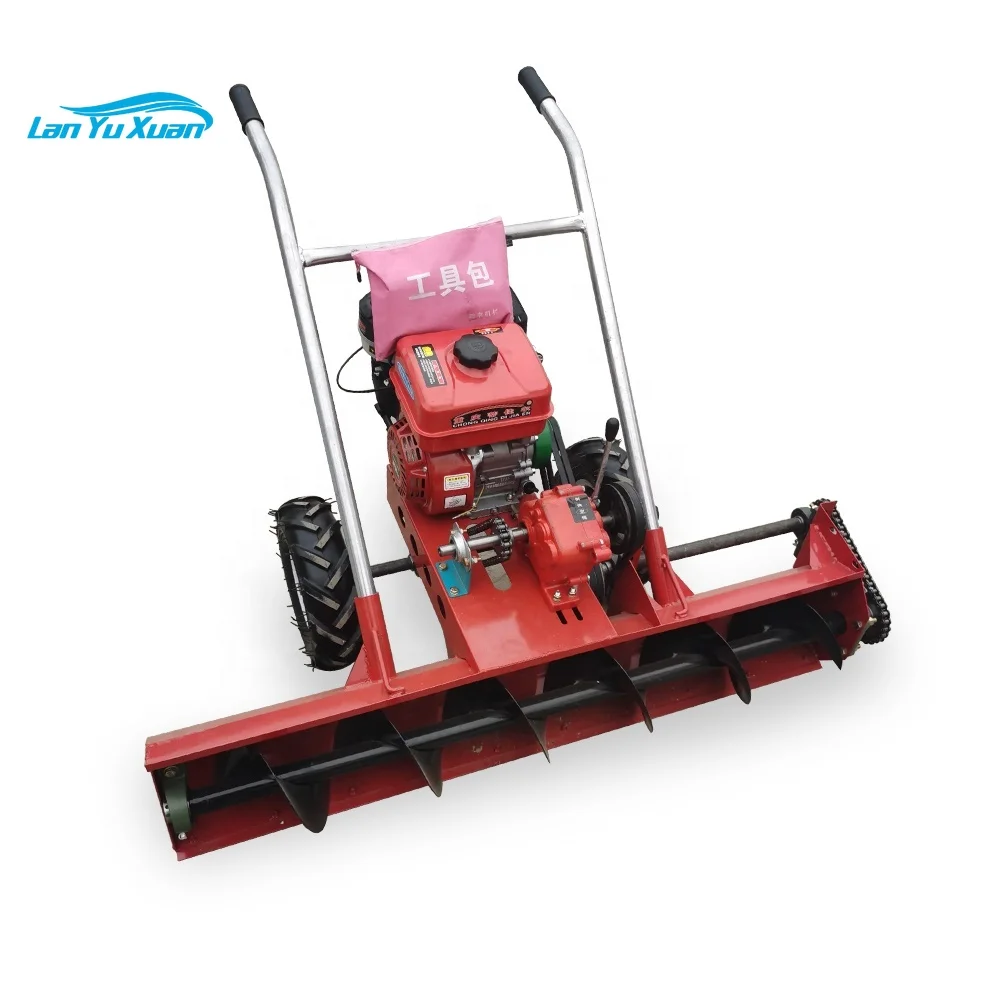 

walking type gasoline snowplow snowblower snow sweeper in stock for sale