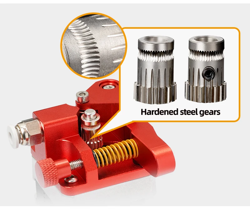 Neuester CR10 PRO Dual Gear Ganzmetall-Extruder, einstellbare Extrusionsfederkompression für Ender 3 5, CR10S PRO 3D-Druckerteile – Detail 7