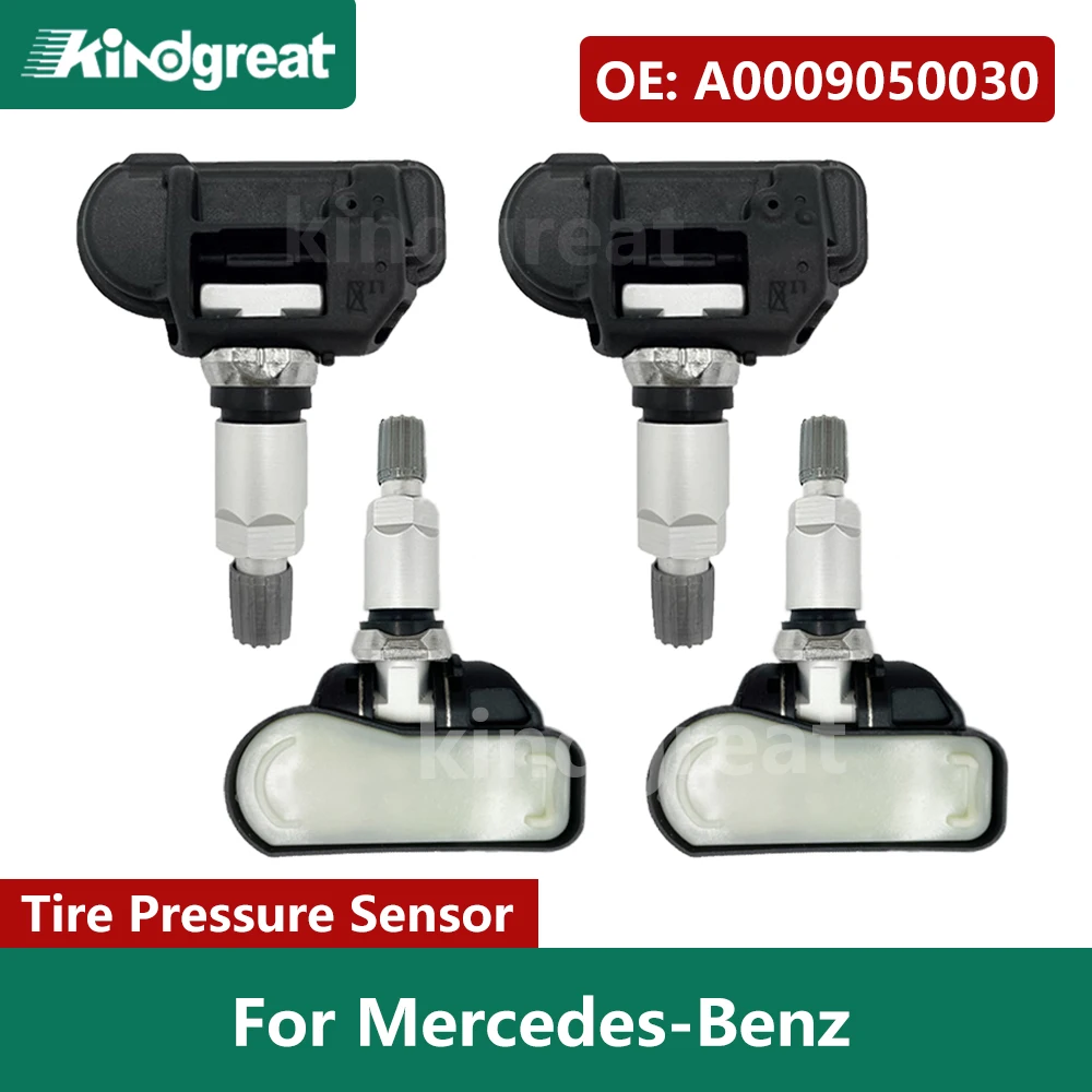 4PCS/Lot A0009050030 TPMS Car Tire Pressure Monitor Sensor For Mercedes-Benz A-Class S-Class W176 W246 W205 GLE GLK GLC