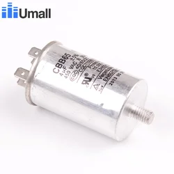 CBB65 4uf 450V Generator Audio Electric Motor Compressor Start Running Capacitor 4 pins With Bottom Screw For Air Conditioner