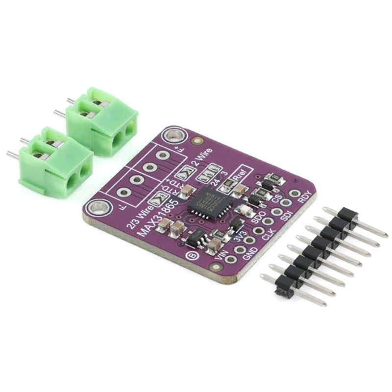 MAX31865 Platinum Resistance Temperature Sensor Detector Module Temperature Acquisition RTD/PT100-PT1000