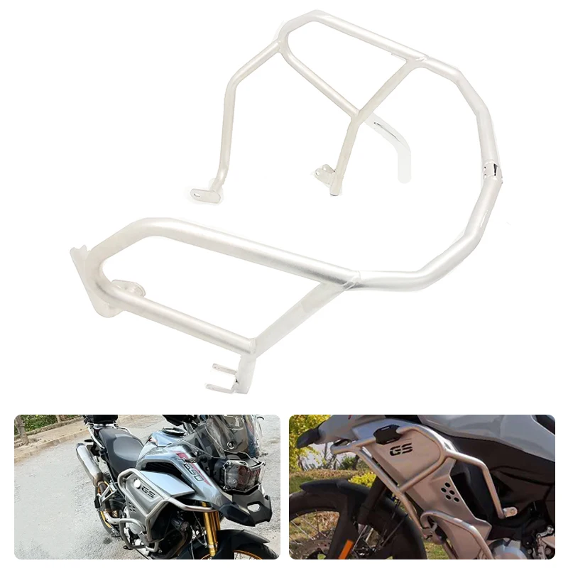 

Stainless Steel Upper Engine Guard Bumper Crash Bar Frame Protector For BMW F850GS ADV F 850 GS F 850GS Adventure 2019-2023