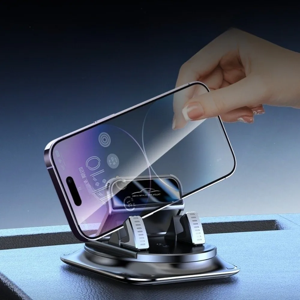 

Suction Car Cell Phone Bracket Plastic Anti-Slip Car Phone Holder Car Navigation 360° Rotation Car Dashboard Support Bracket