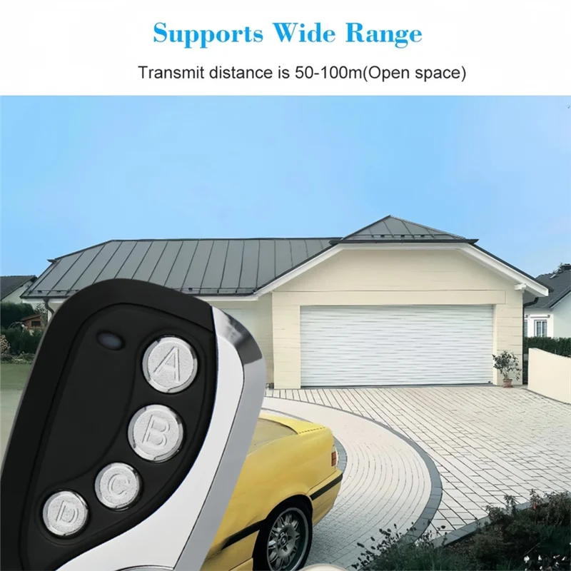 DIGIT-RF Wireless Transmitter 433Mhz 4 Channel Cloning Gate Garage Remote Control Wireless Copy Code Electric Cloning AB CD