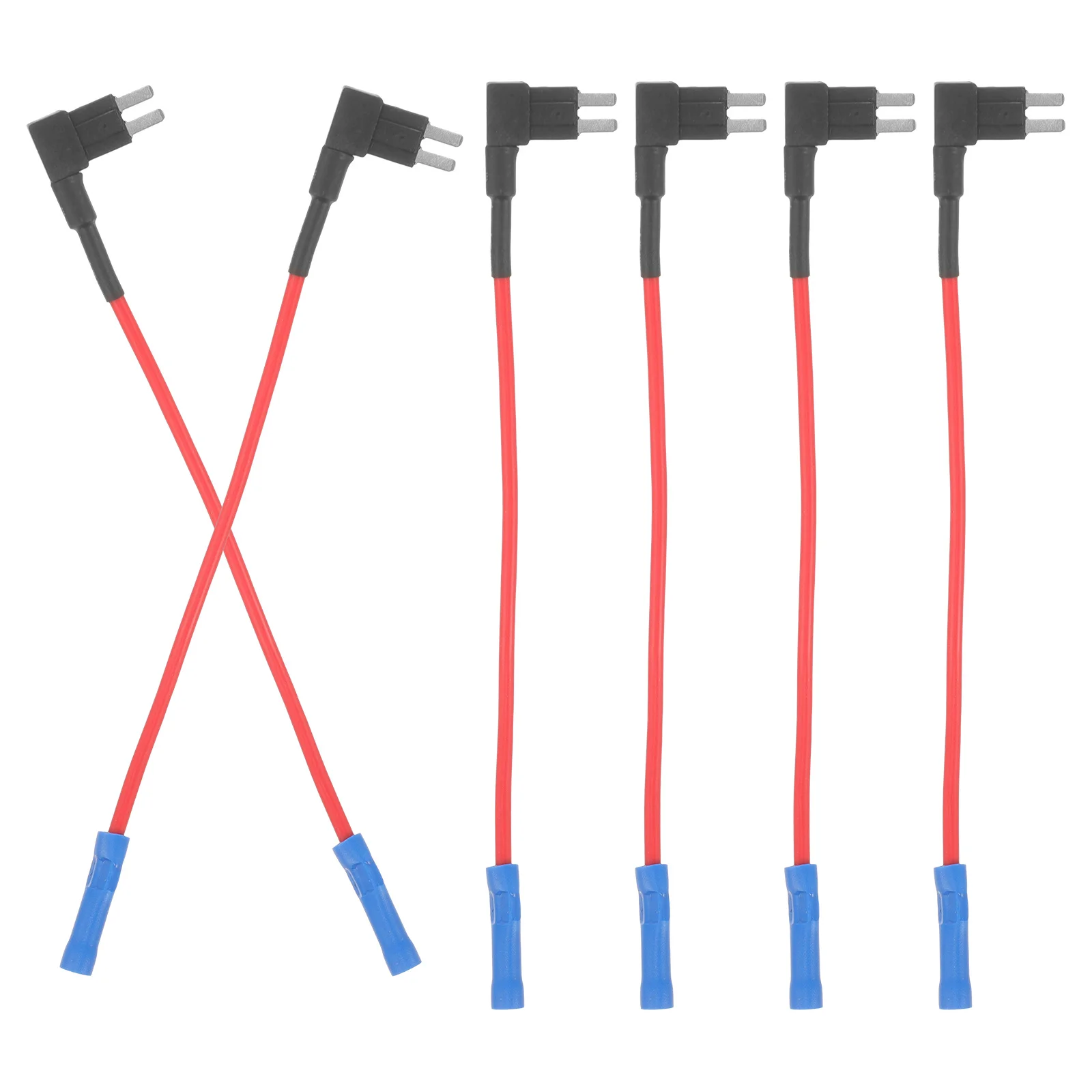 

6Pcs Automotive Fuse Holder Kit Inline Fuse Tap Standard Plug Socket for Van Truck Mobile Home Short Circuit Protection