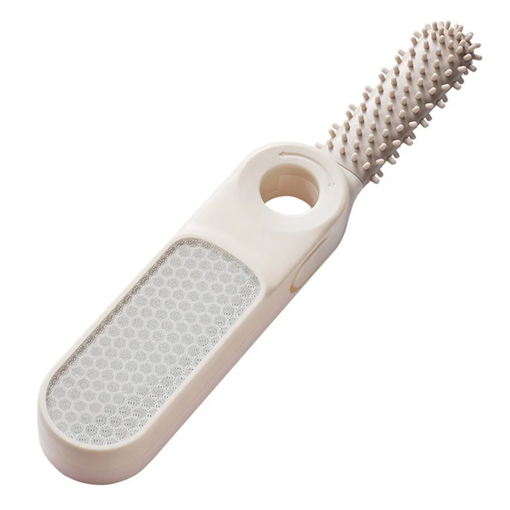 

2 in 1 Nano Glass Pedicure Tool Double-sided Stainless Steel Pedicure Scraper Foot File Portable Ergonomic Callus Exfoliator