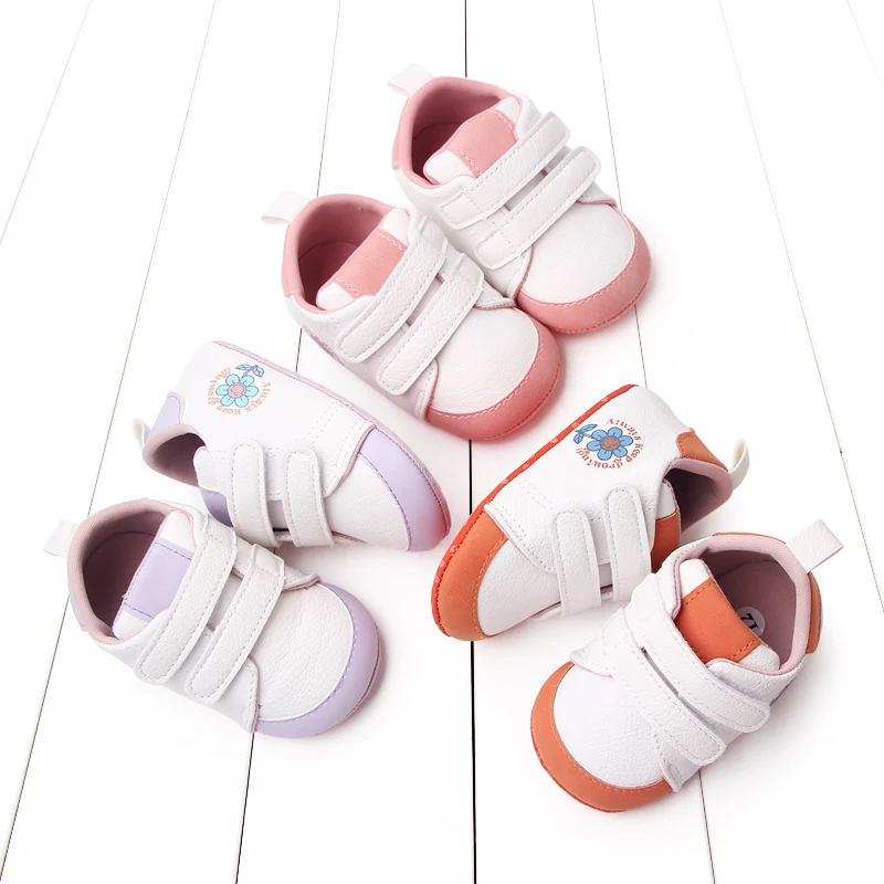 

2025 Spring and Summer Season Best-selling 0-1-Year-Old Girls' Shoes with Soft Soles Comfortable Leisure Baby Learning Walkers