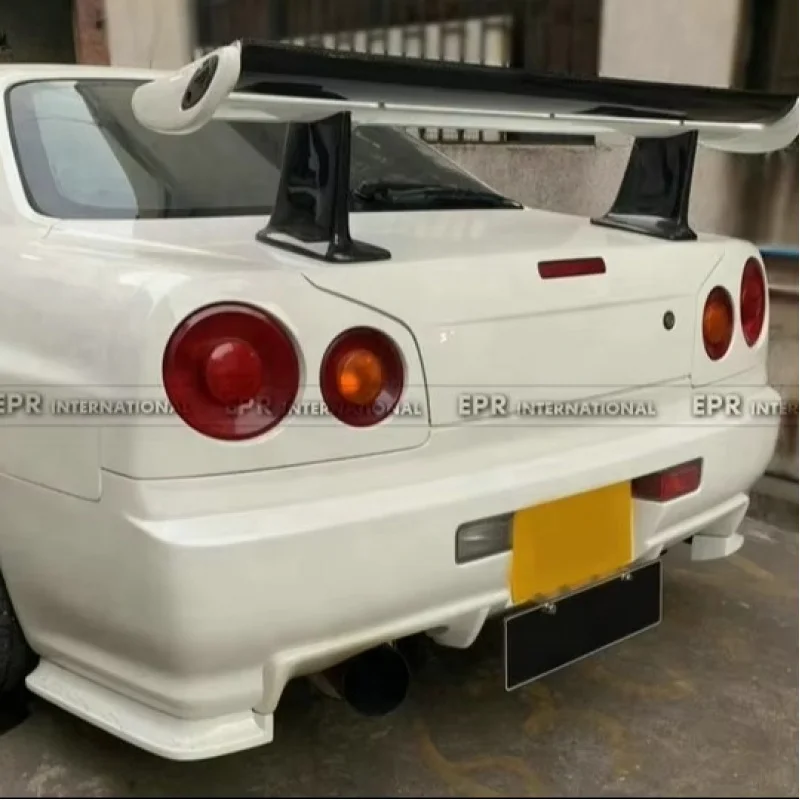 

suitable forFOR Skyline R34 GTT ESB Style Rear Bumper High-Quality Fiber Glass Car Accessories