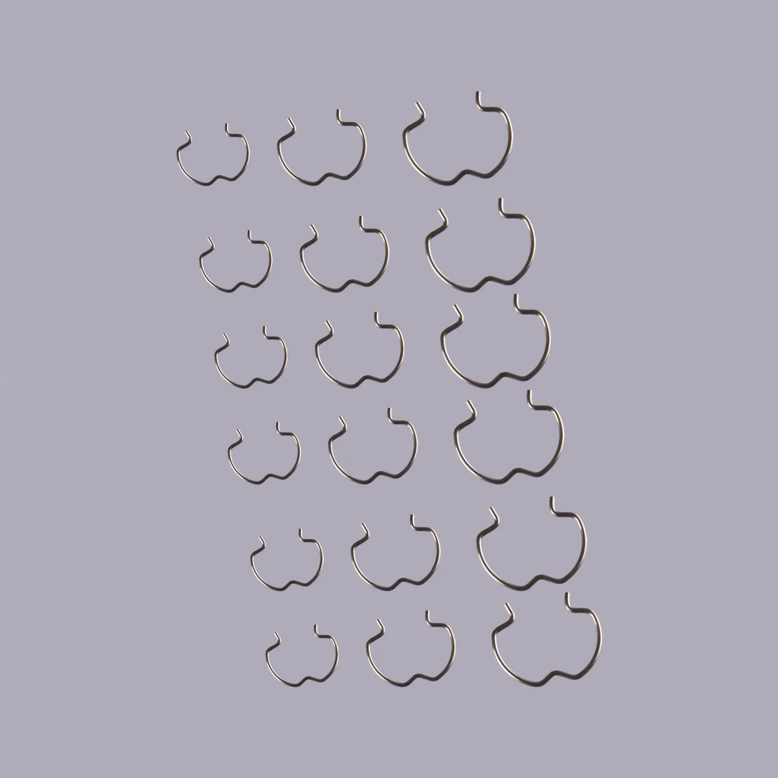 Universal 18Pcs 800-801 Quick Connector Transmission Oil Cooler Line Clip