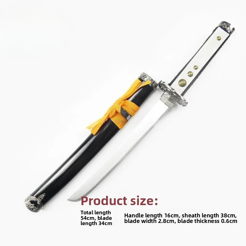 ดาบคาตานะโทเฮ็น รันบุ ของเล่นคอสเพลย์ ขนาด 54 ซม./21.26 นิ้ว ทำจากไม้ แบบสั้น สำหรับประกอบฉาก ของสะสม ของขวัญสำหรับแฟนหนุ่ม