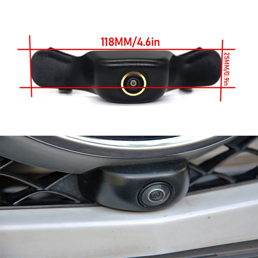 Car Front View Camera For Mercedes Benz GLC X253 C253 GlC250 GlC300 43 2016~2020 HD AHD Night Vision waterproof Parking LOGO